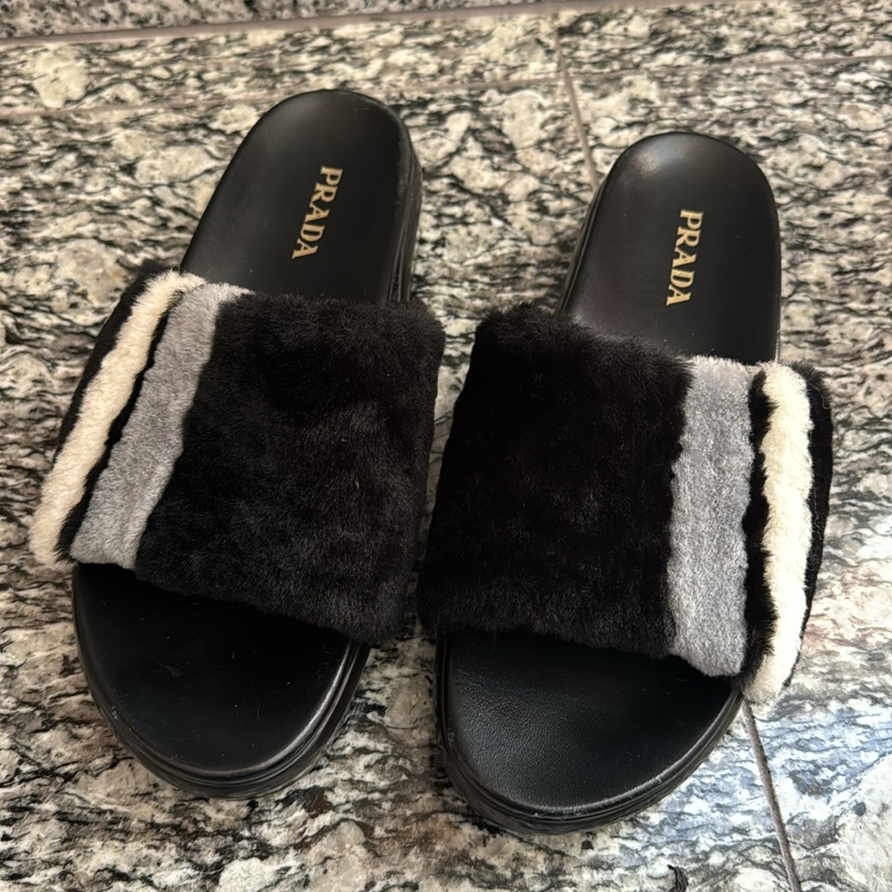 Prada Mink Slides - Picture 6 of 17